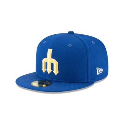 Sapca New Era Seattle Mariners MLB 1977 Cooperstown Wool 59FIFTY Fitted - Albastri